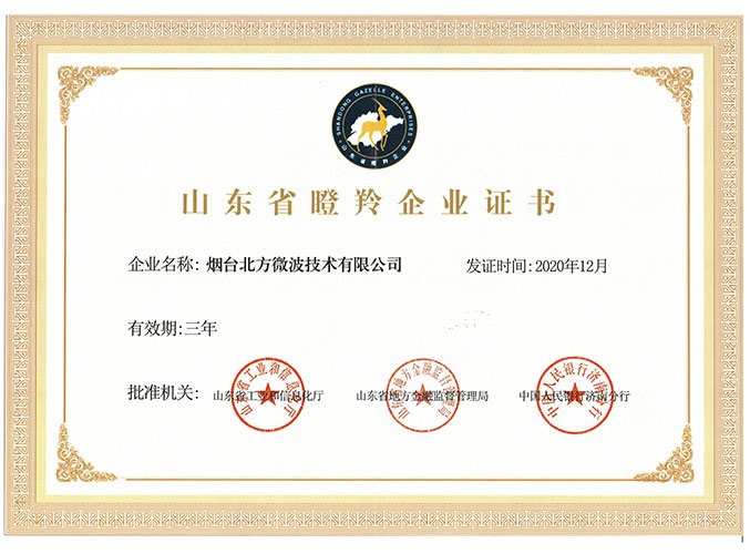 山东省瞪羚企业